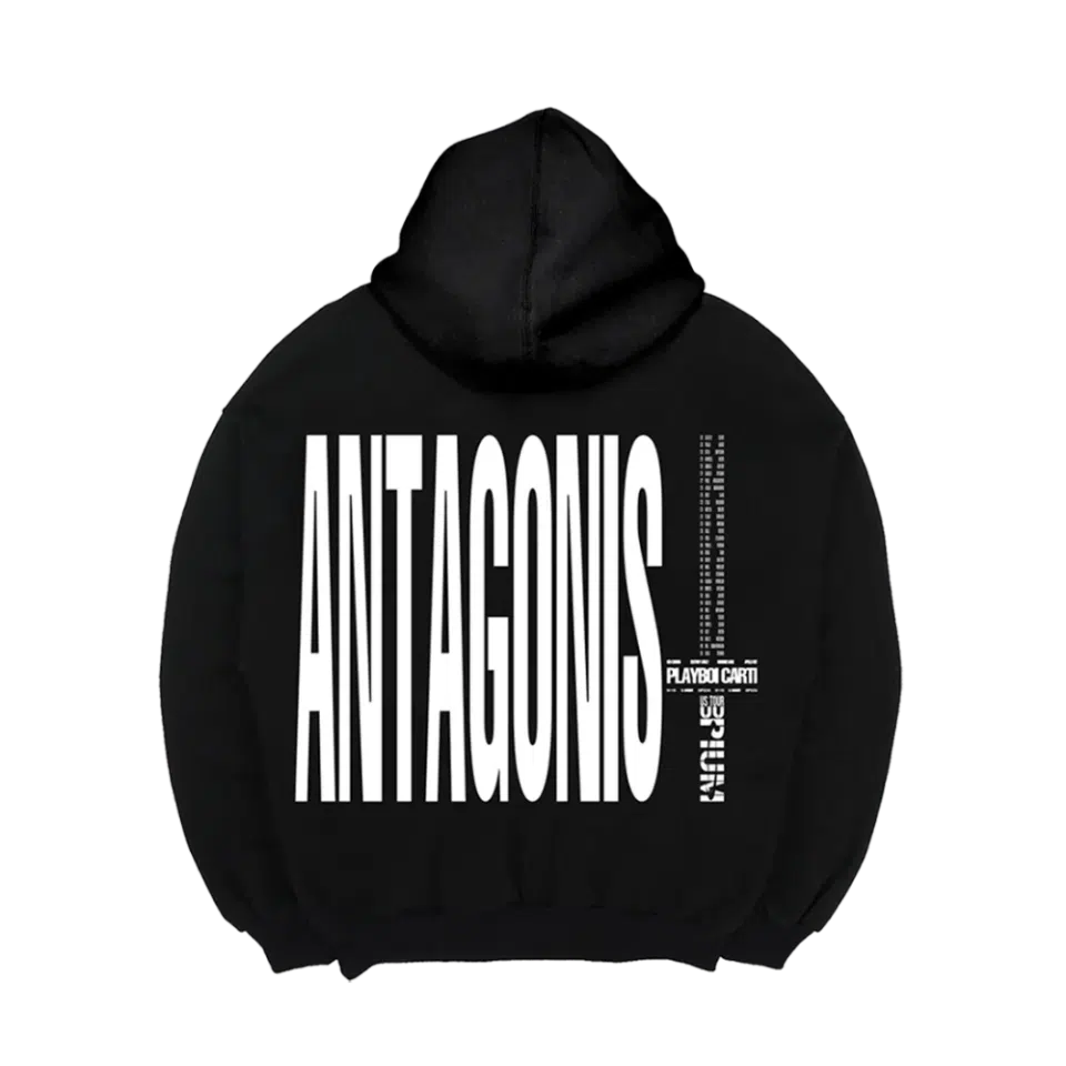 Playboi Carti Antagonist Star Black & Red Hoodie detail image 2