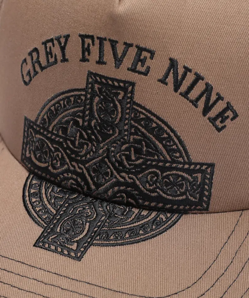 G59 Records G59 Tribal Cross Cap (Khaki) detail image 3