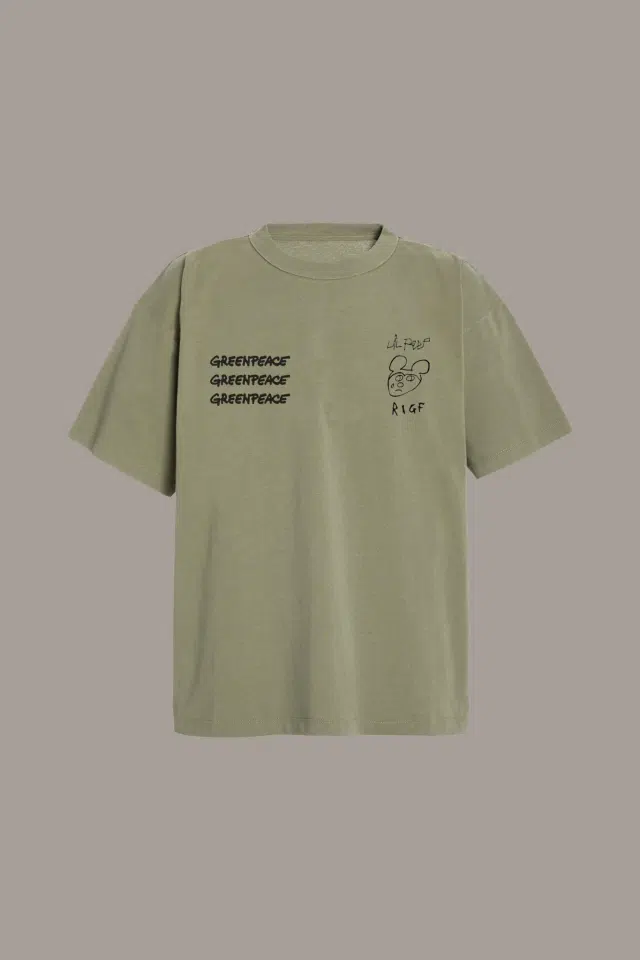 Lil Peep Heavy Brightside Tee (Forest) primary image