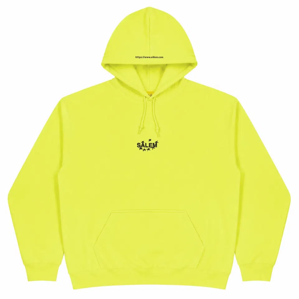 BATWING HOODIE SAFETY GREEN