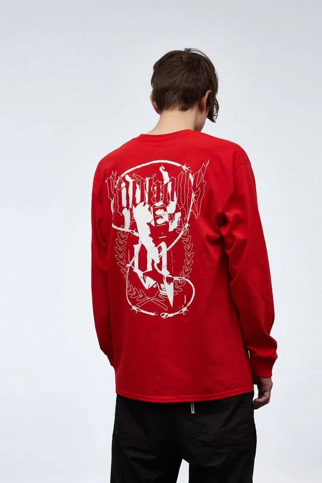 Sad Boys SBE LONGSLEEVE 001 (RED) detail image 2