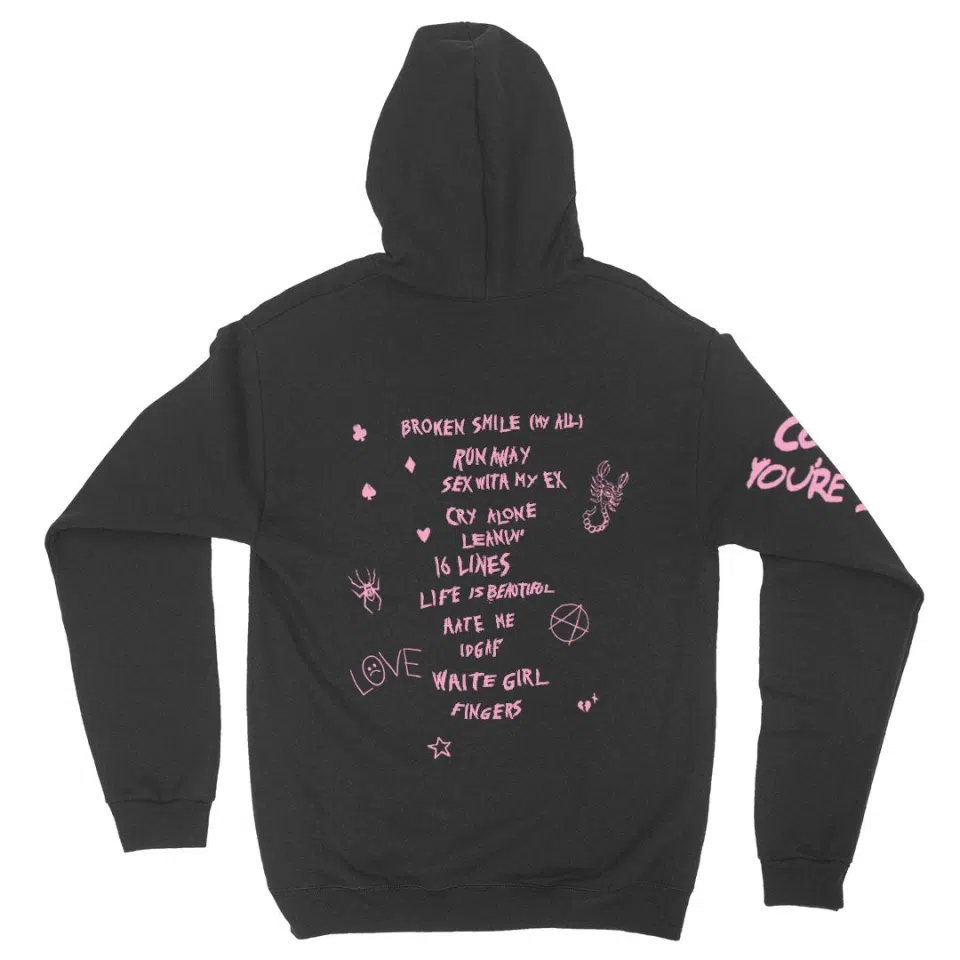 Lil Peep Come Over When You're Sober, Pt. 2 Hoodie detail image 2