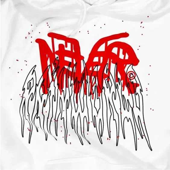 Bladee NeVeR Rainworld Hoodie detail image 3