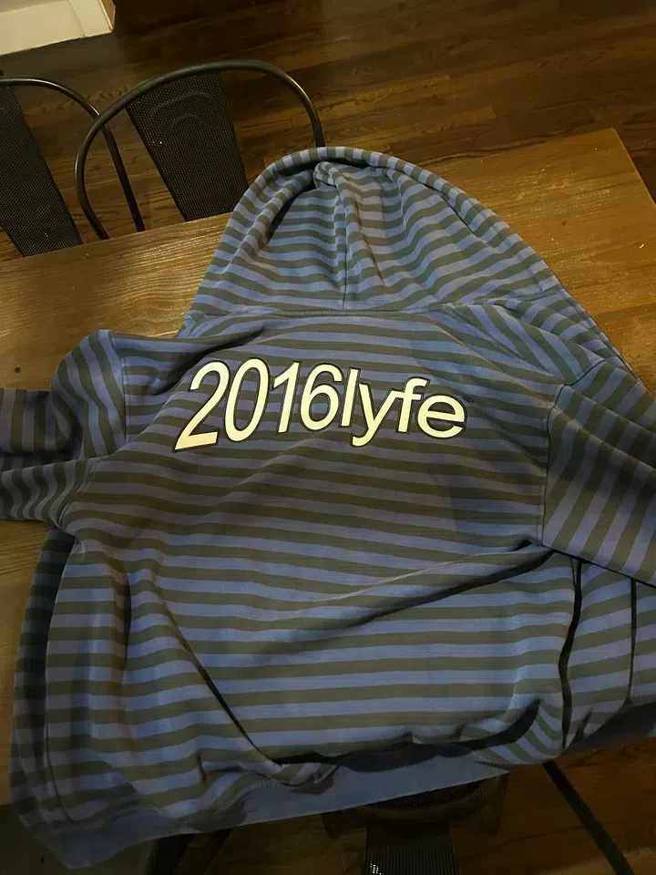 2016LYFE Stripe Zip-up (Blue/Black) detail image 3