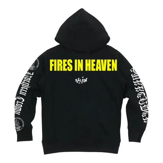 SALEM Fires In Heaven Hoodie (Black) detail image 2