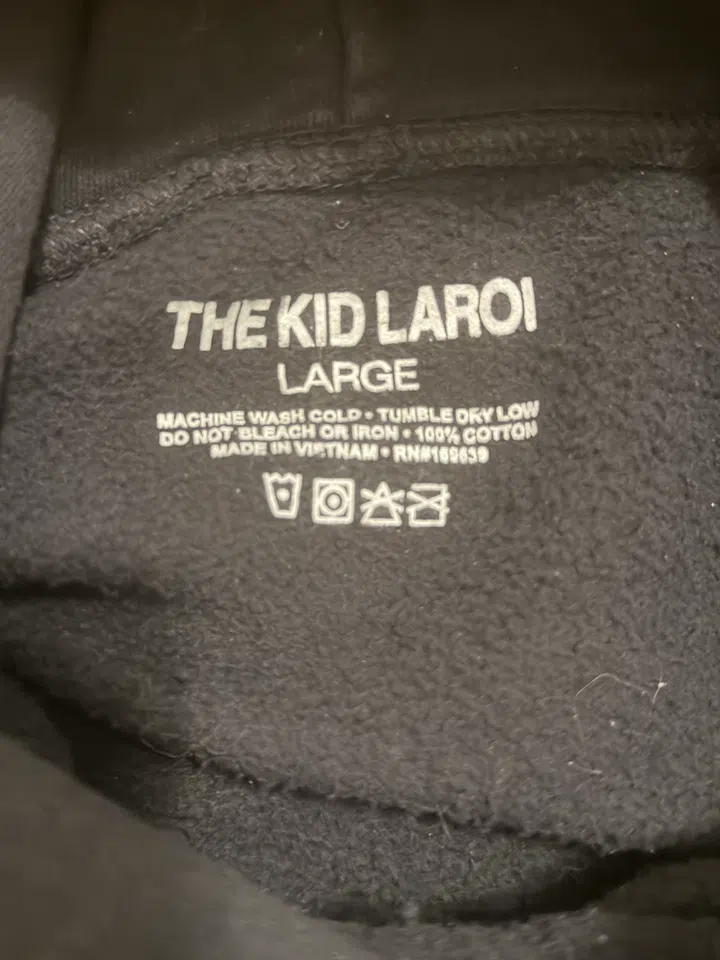 The Kid LAROI Before I Forget A Perfect World Tour Hoodie detail image 3