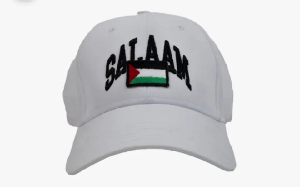 Flag Hat (White / Palestine / Salaam)