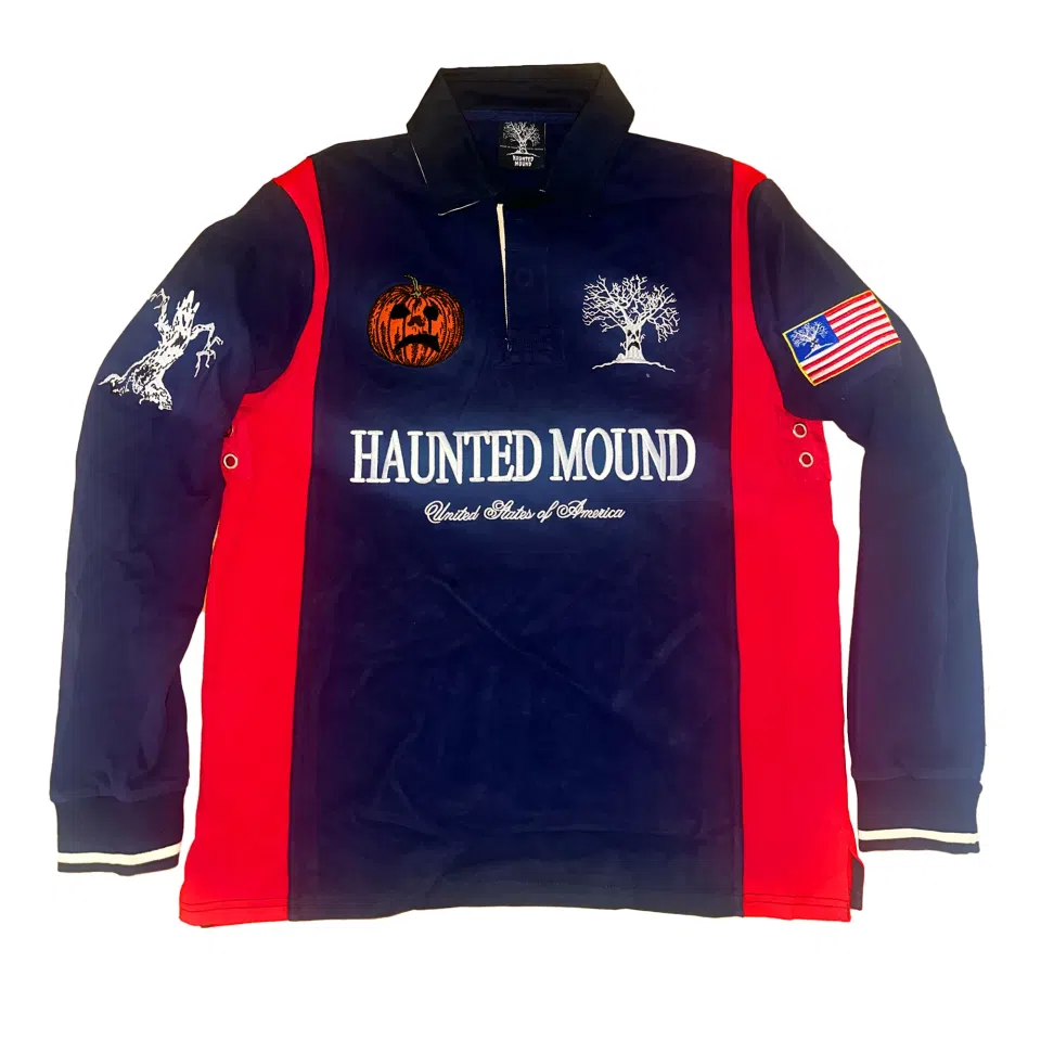 USA Long Sleeve Polo