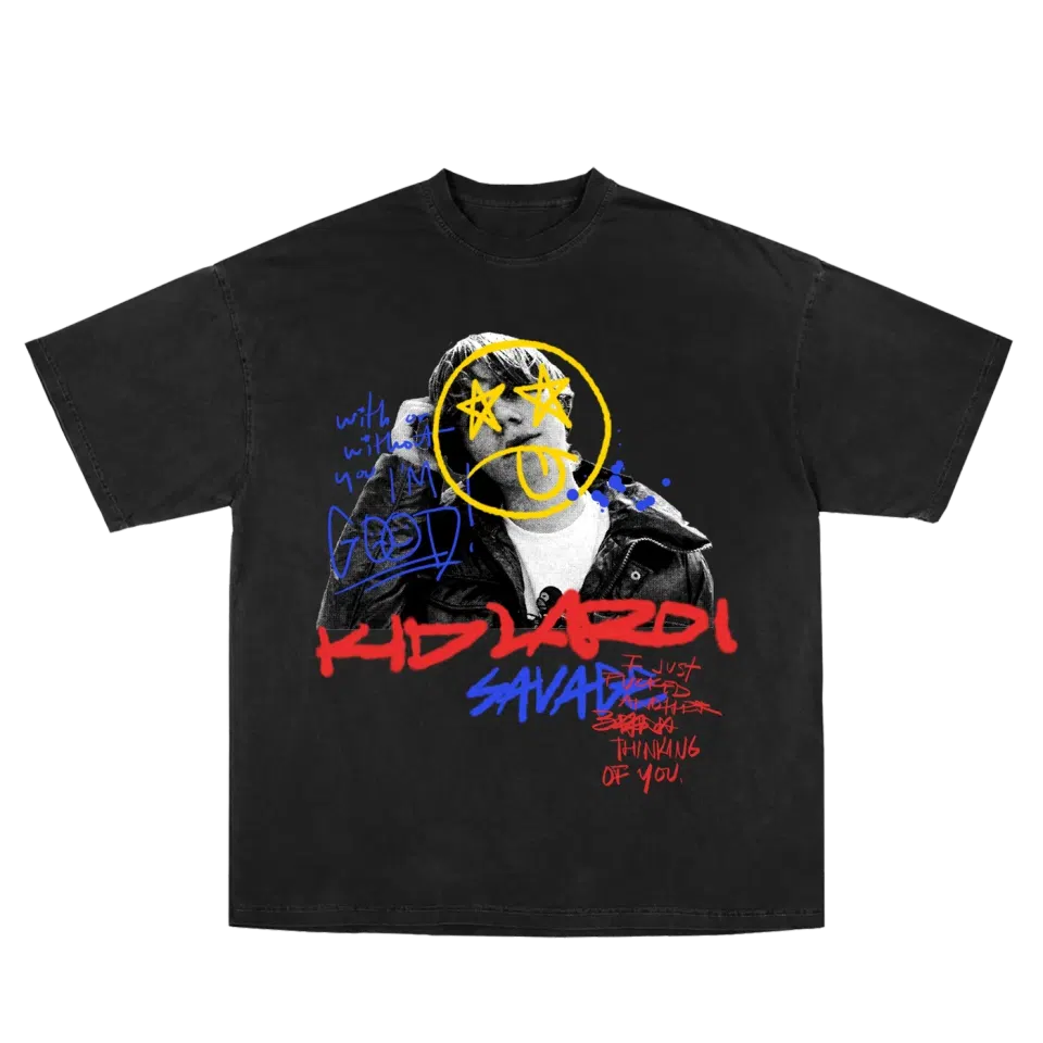The Kid LAROI Thinking Of You Tee Black