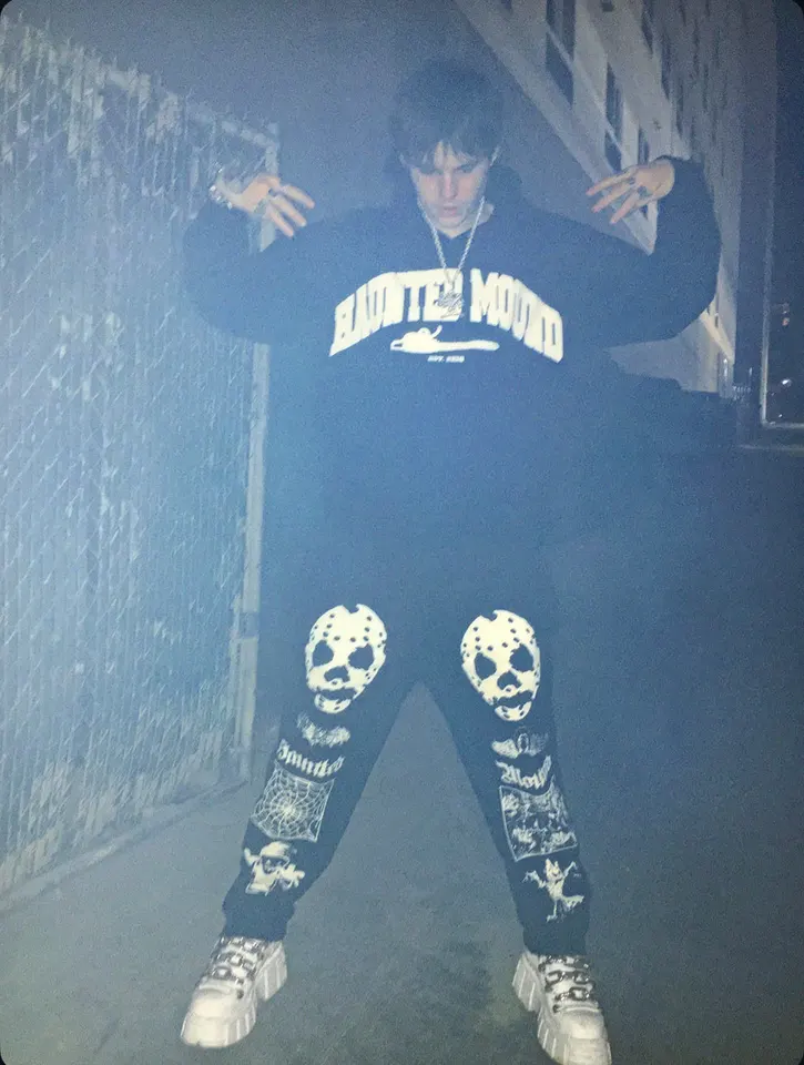 Haunted Mound College Hoodie detail image 3