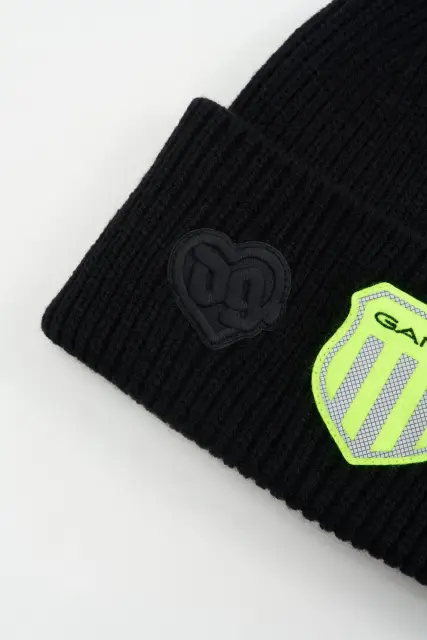 Drain Gang for GANT Beanie (Black) detail image 3