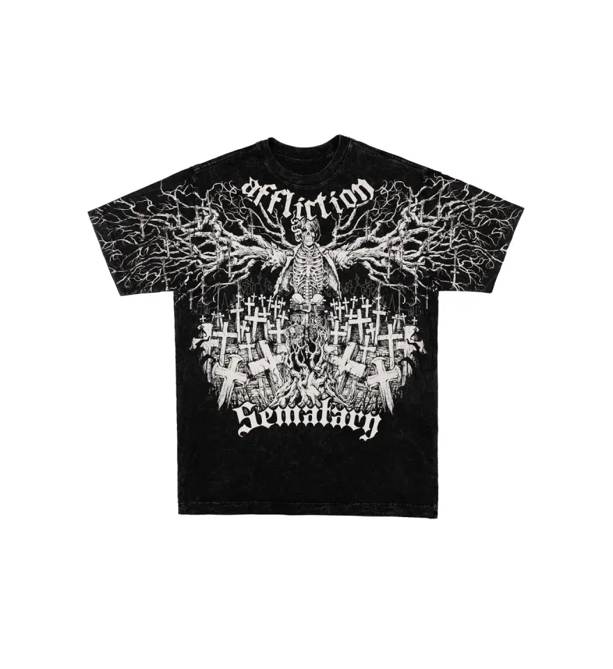 Affliction Sematary Grave Tee