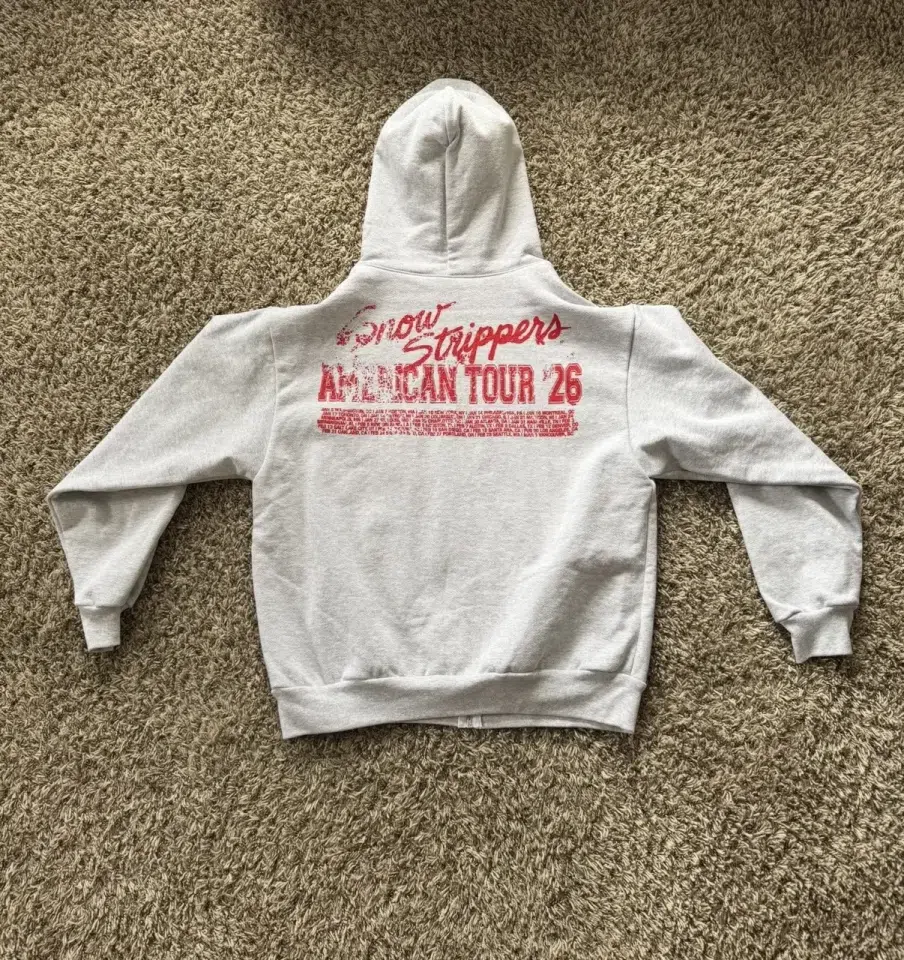 Snow Strippers I Heart Snow Tour ‘26 Zip-Up detail image 2