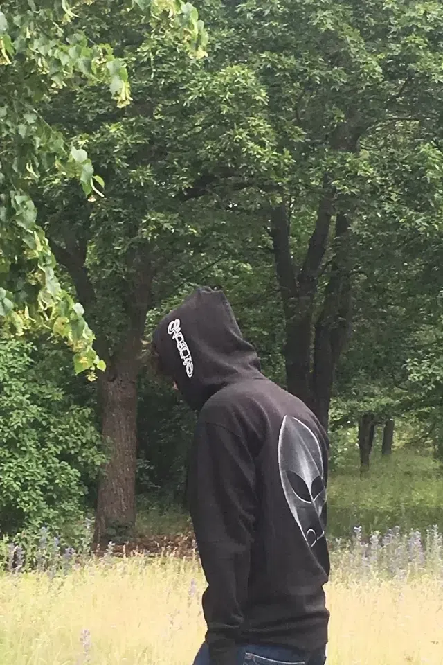 Alien Hoodie (Black)