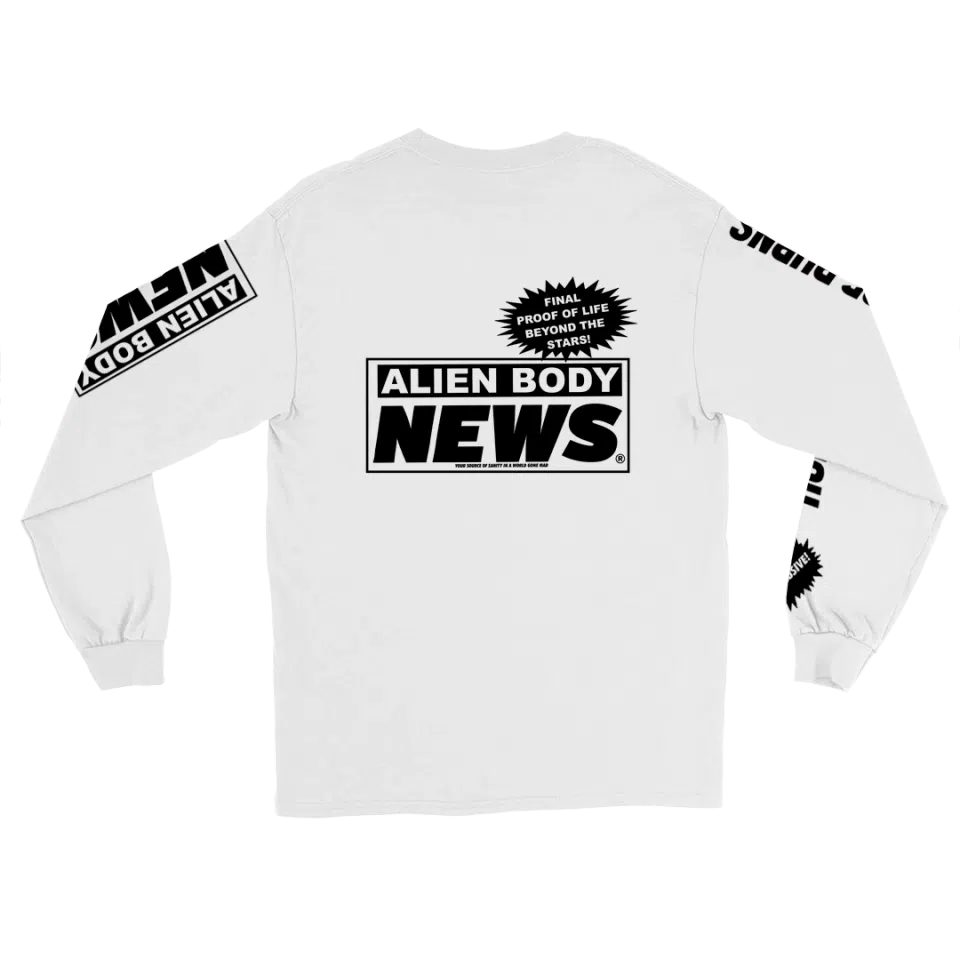 Lil Peep x Alien Body Alien Body News Longsleeve detail image 2