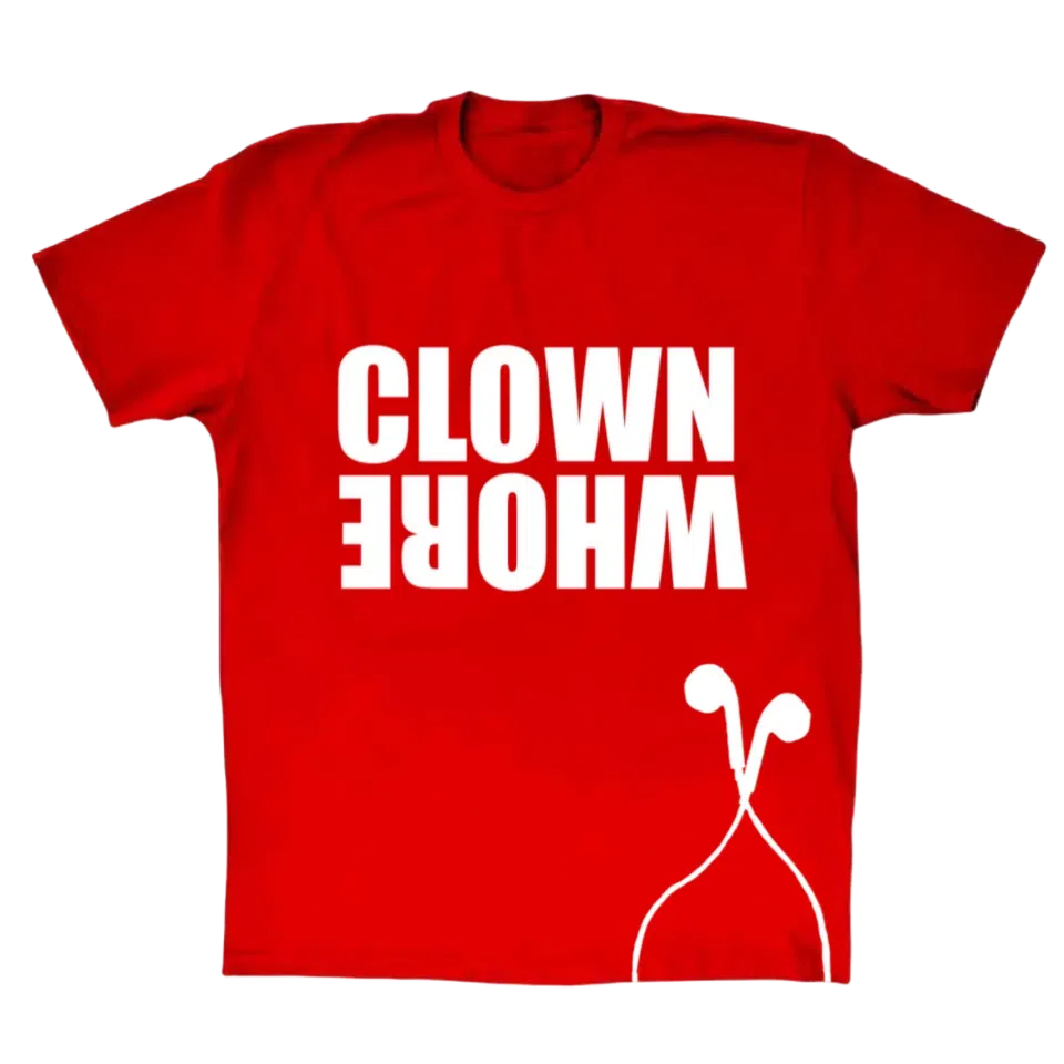 Red Clown Whore T Shirt