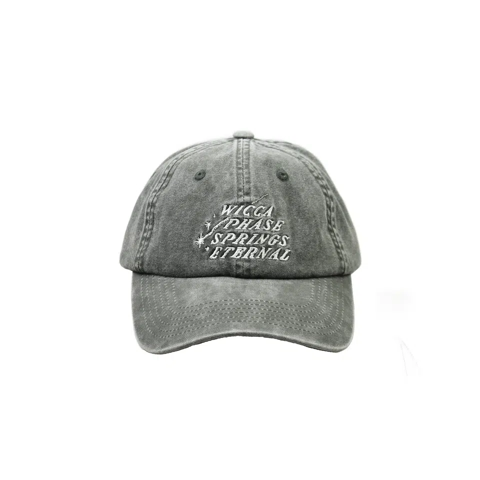 Wicca Phase Springs Eternal Shooting Star Logo Hat (Washed Forest) primary image