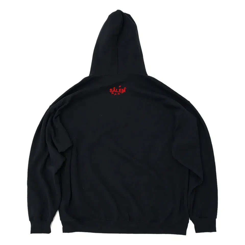 SALEM Collegiate Hoodie (Rhinestones / Black / USA) detail image 2