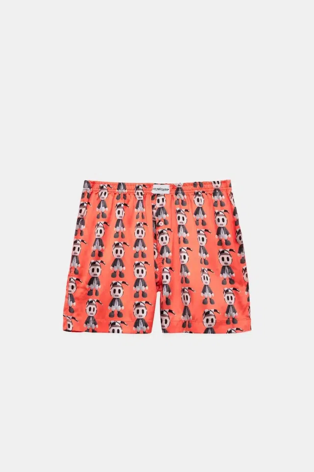 Dog-Boy Boxer Shorts (Orange)