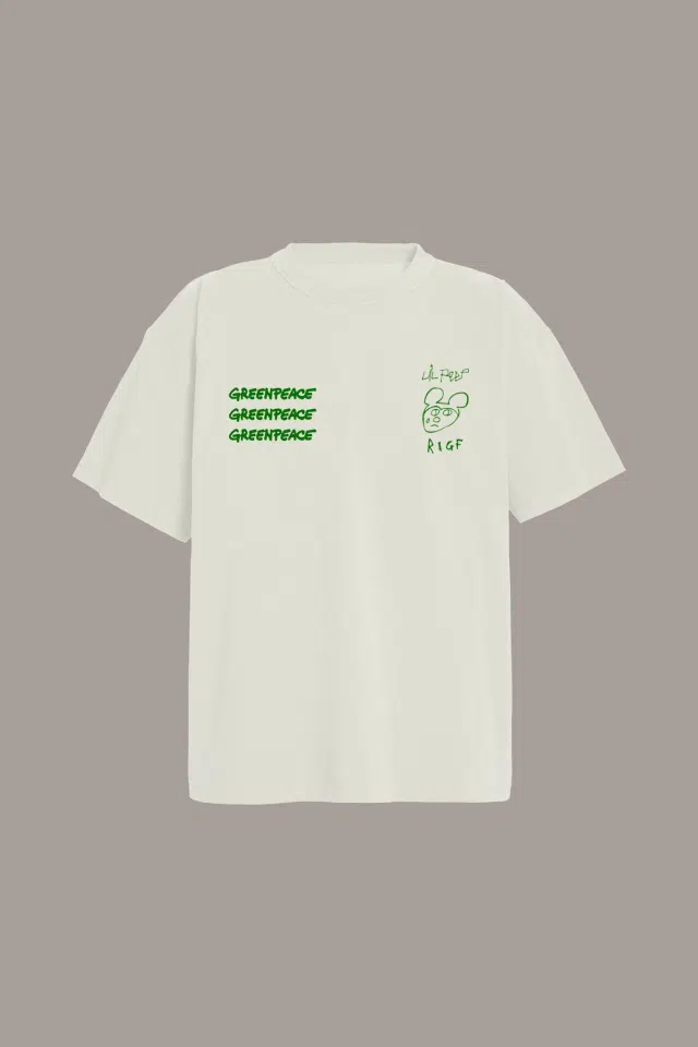Lil Peep Heavy Brightside Tee (Off-White) primary image