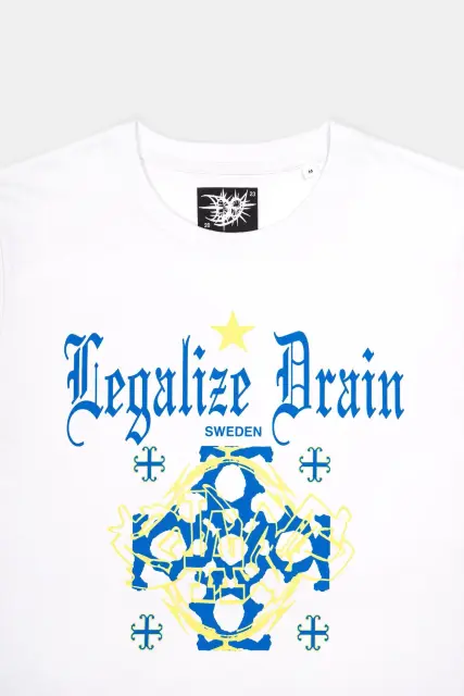 Drain Gang Legalize Drain Sweden Tee detail image 3