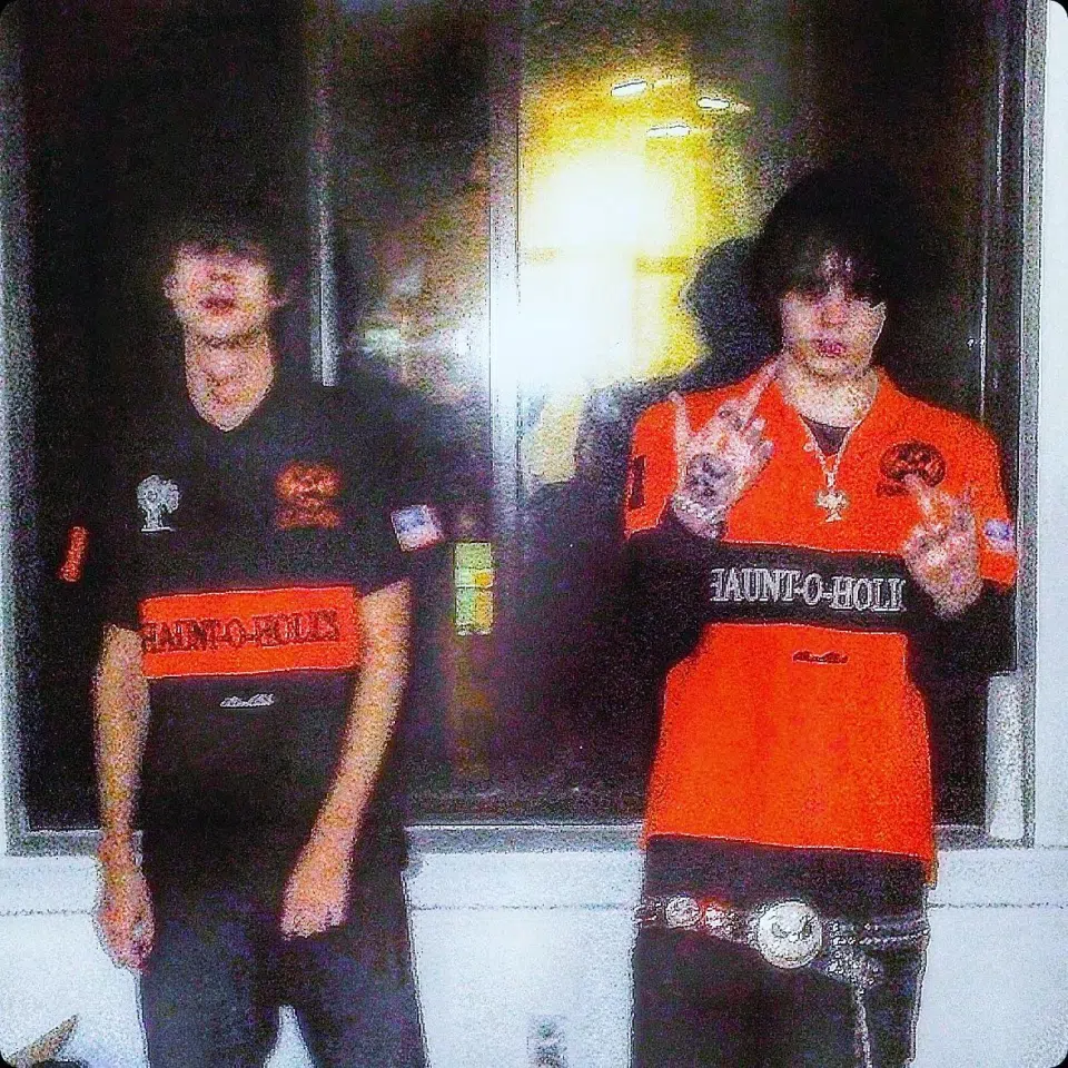 Haunted Mound Hauntaholics Polo (Orange) detail image 3