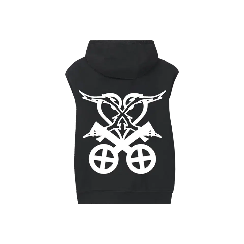 Ken Carson KENGDXM HEARTS SLEEVELESS HOODIE detail image 2