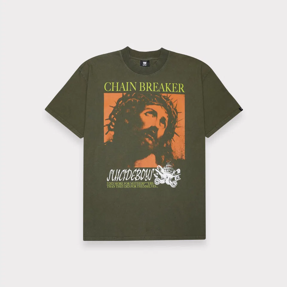 G59 Records G59 Chain Breaker Tee (Grape Leaf Green) detail image 2