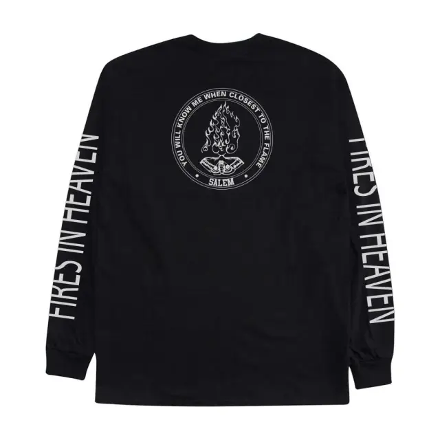 SALEM Old English Long Sleeve (Black) detail image 2