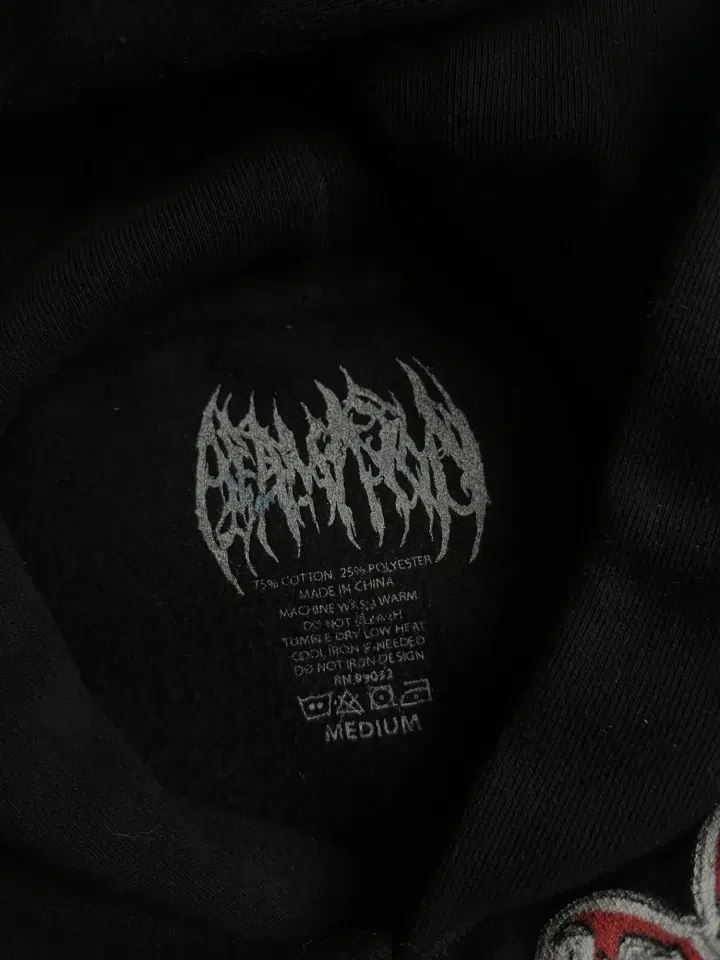 OsamaSon Black Going Dumbo Tour Hoodie detail image 5