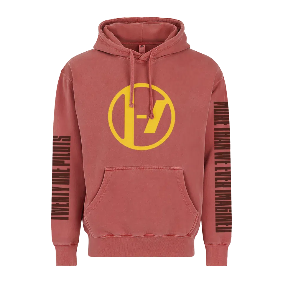 “IMAGINED” RED HOODIE
