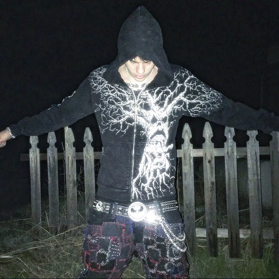 Haunted Mound Affliction Harold Hoodie detail image 4