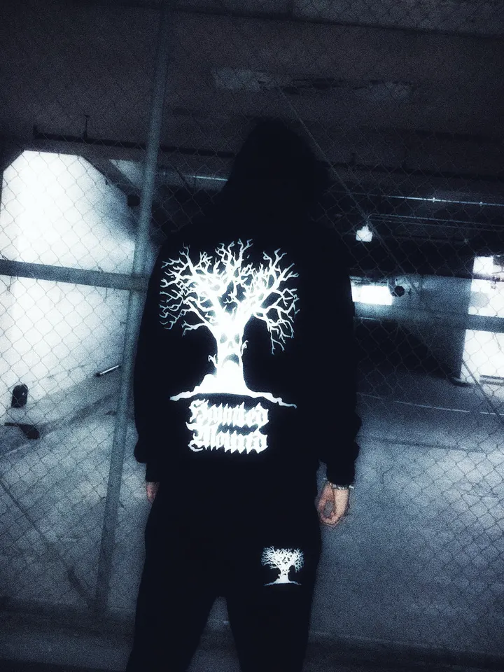 Haunted Mound College Hoodie detail image 5