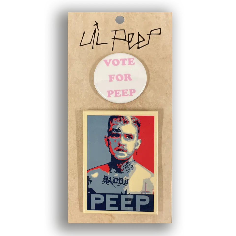 Vote For Peep Button Set