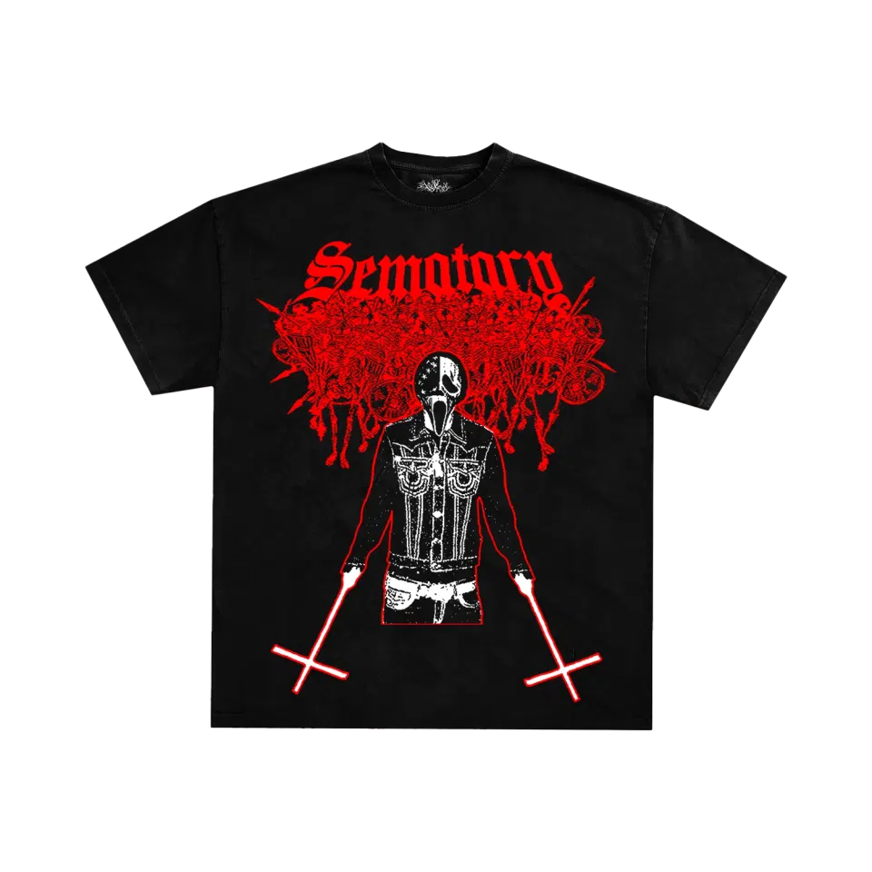 Sematary W Da Crosses Tee