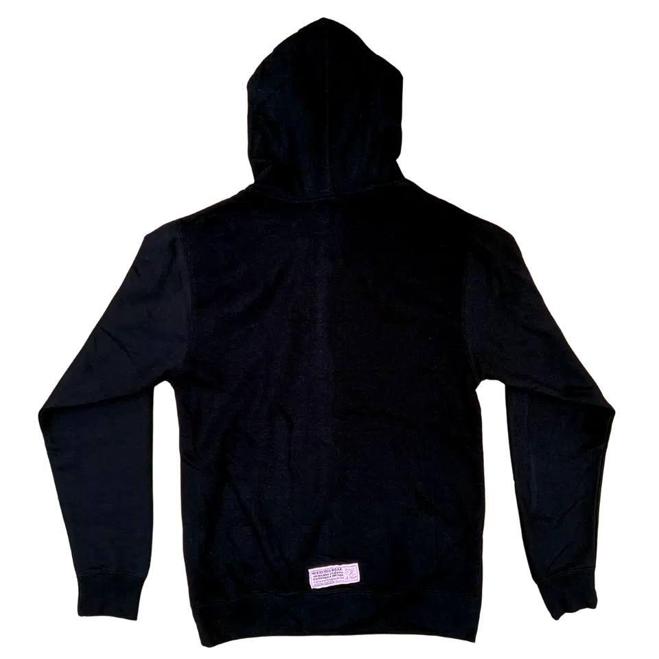 Lil Peep Logo Hoodie - Black (Puff Print) detail image 2