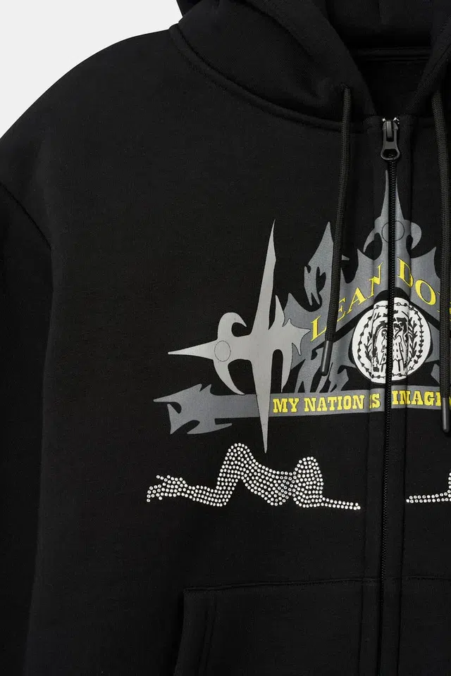 Yung Lean MY NATION IS IMAGINATION HOODIE detail image 3