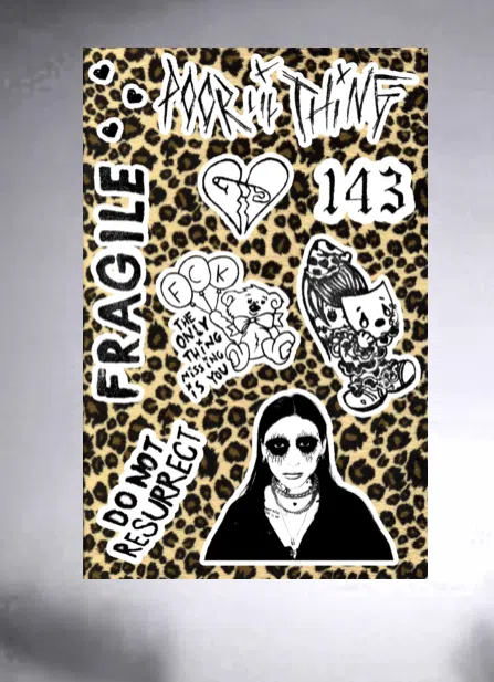 TOO POOR STICKER SHEET