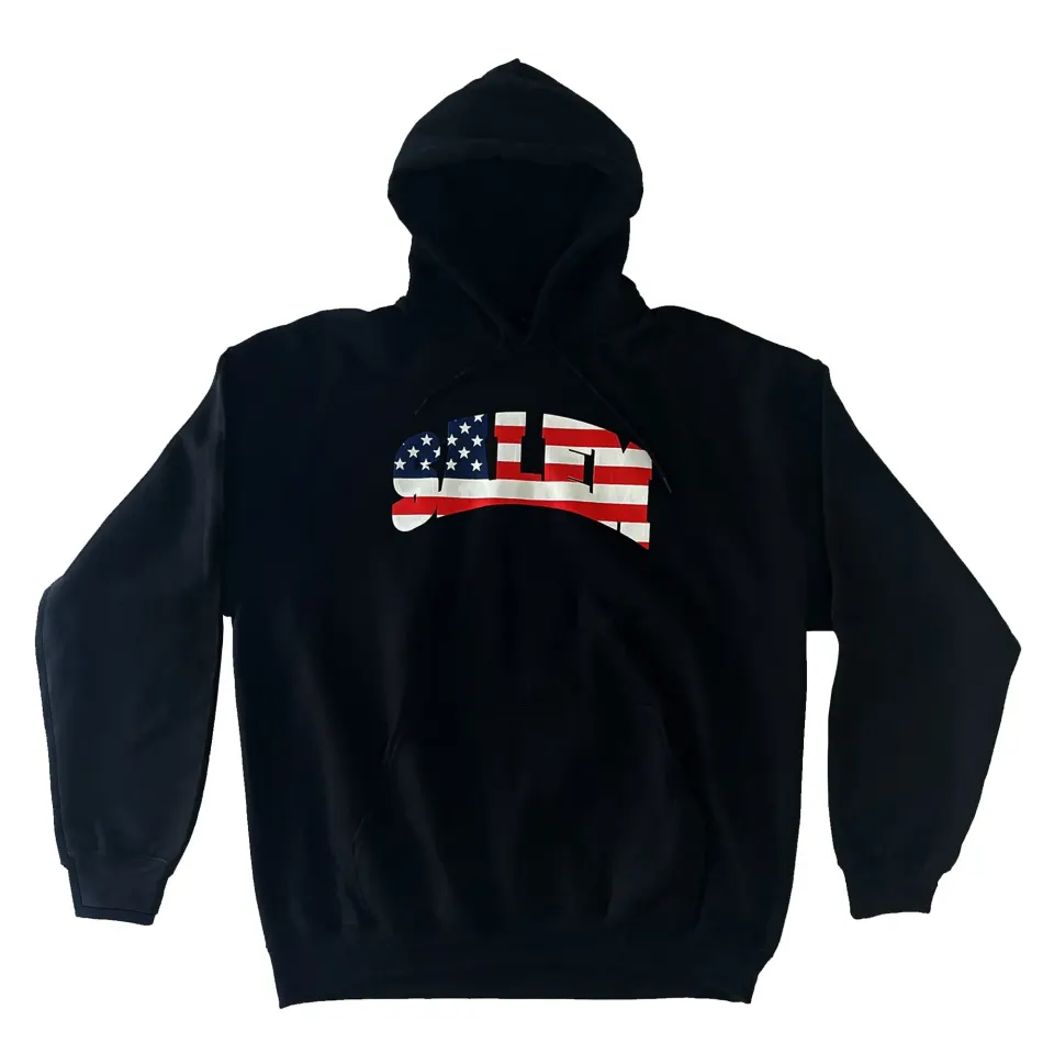 SALEM Collegiate Hoodie (Black / USA) primary image