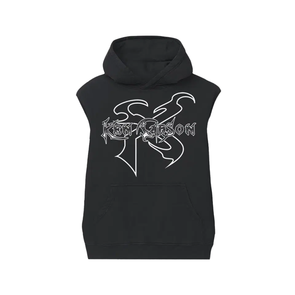 KENGDXM HEARTS SLEEVELESS HOODIE