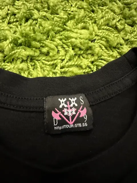 Drain Gang Upper Realm Tee (Black) detail image 5