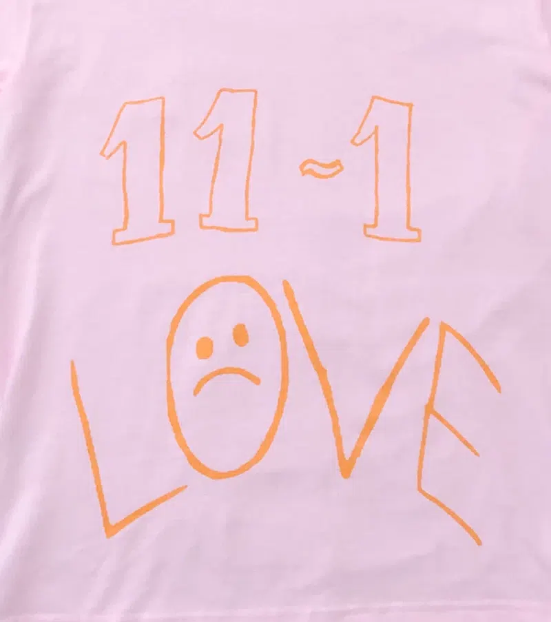 Lil Peep 11-1 Pink Short Sleeve detail image 3