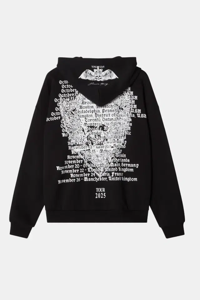 Yung Lean Forever yung tour hoodie detail image 2