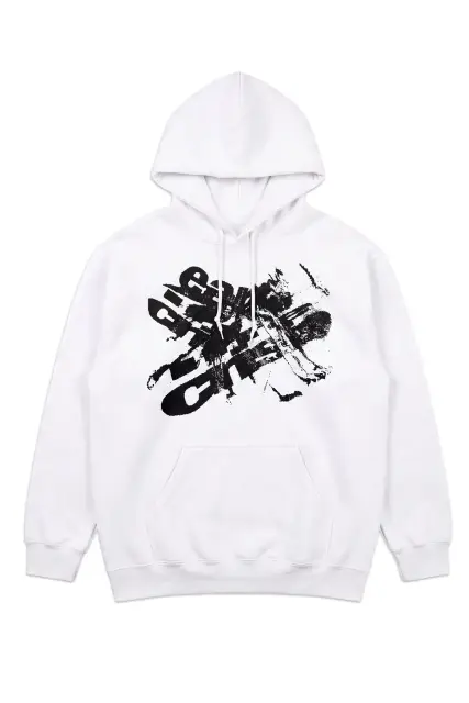 Nettspend Painter Hooded Sweatshirt (White)