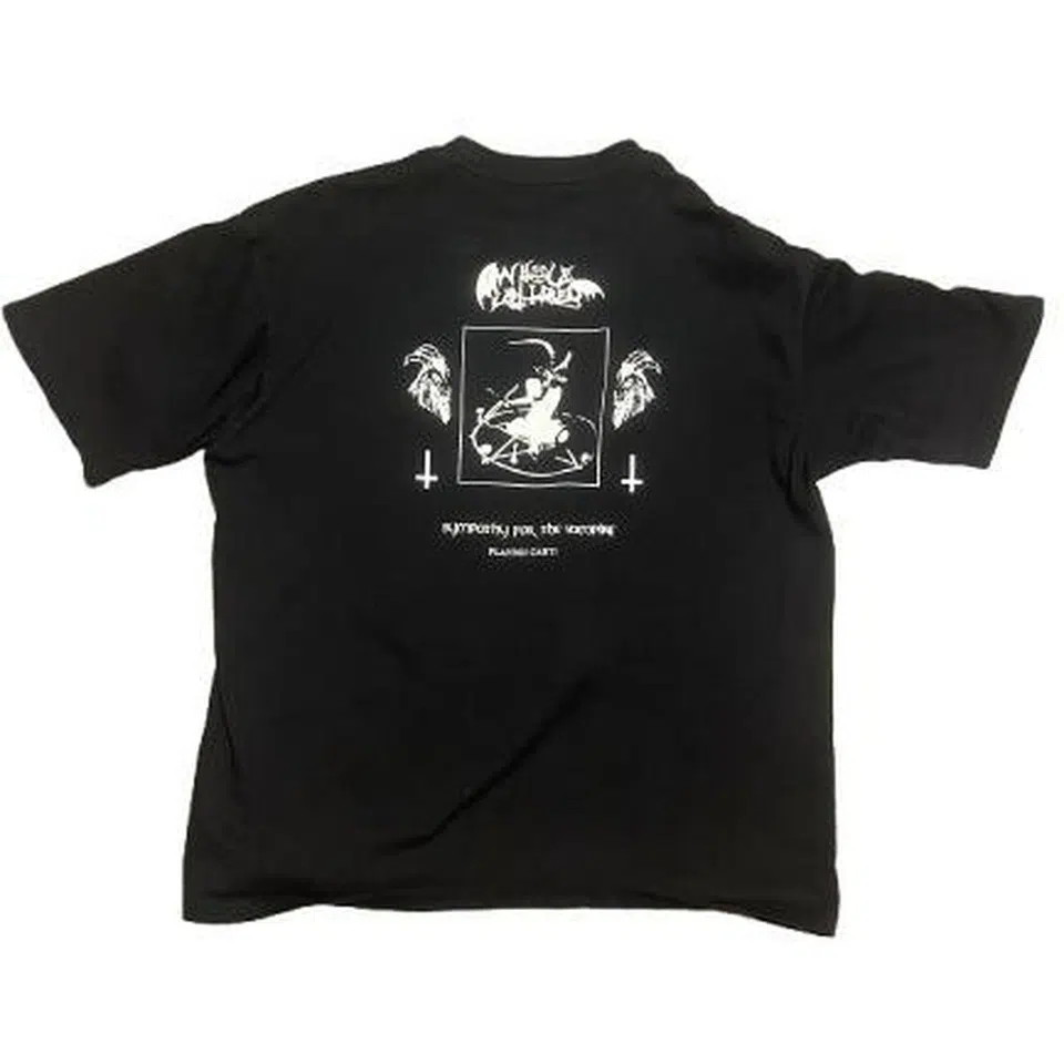 Playboi Carti Whole Lotta Red Sympathy for the Vampire Tee — Black detail image 2