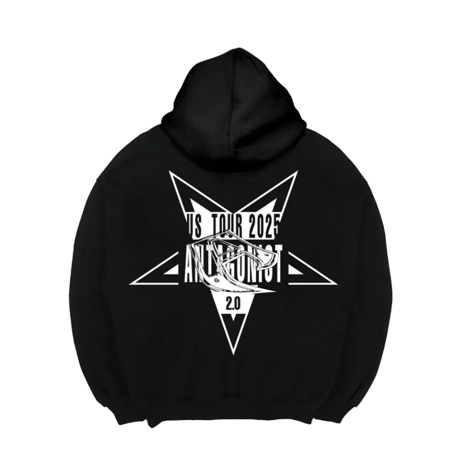 Playboi Carti Antagonist Tour 2.0 Black Hoodie detail image 2