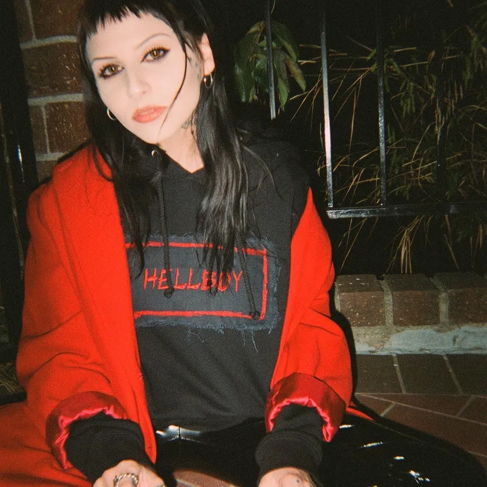 Lil Peep HELLBOY x TOOPOOR Hoodie detail image 3