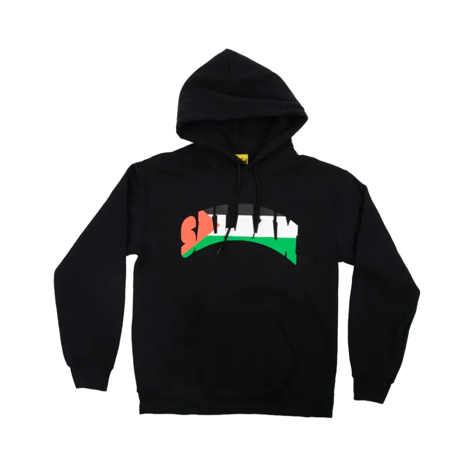 Collegiate Hoodie (Black / Palestine / Salaam)