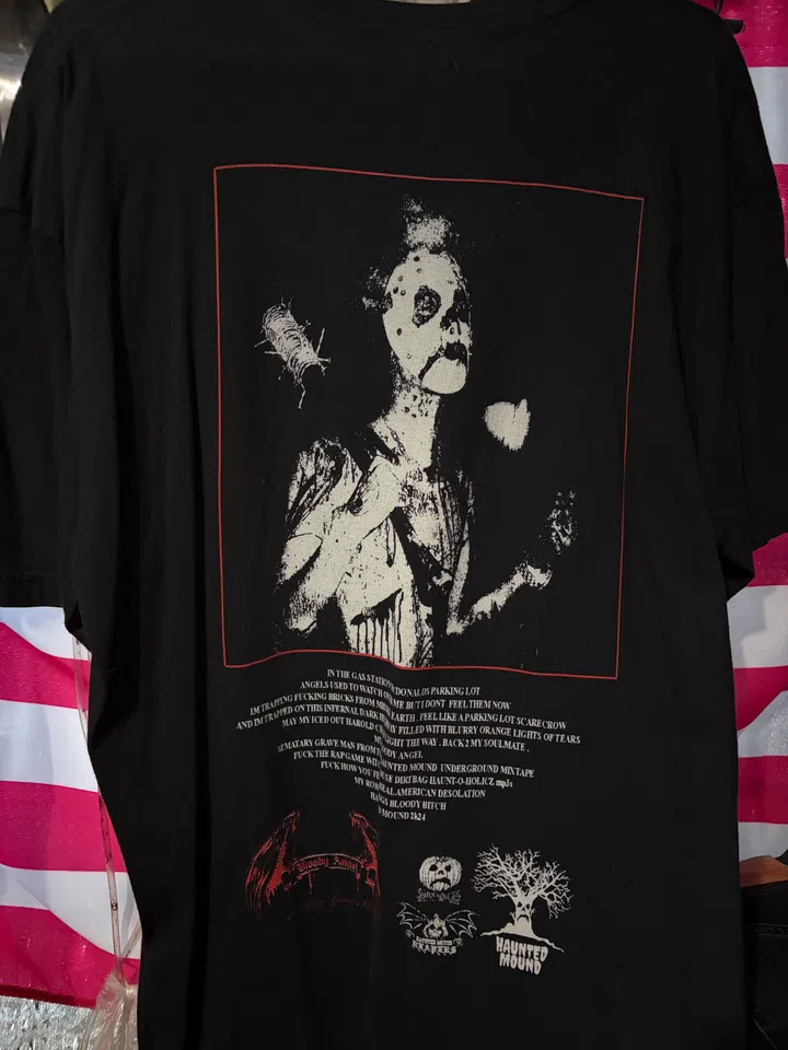 Sematary Bloody Angel Blood Tearz Tee detail image 4