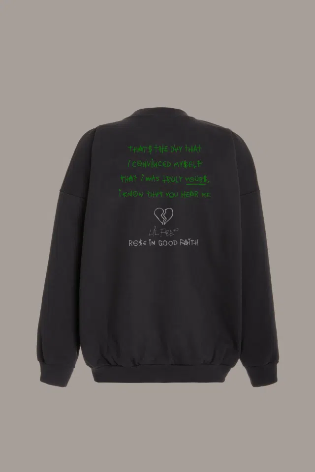 Lil Peep Heavy R.O.O.T Crew (Black) detail image 2